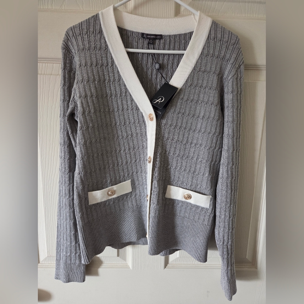 NWT Women's Adrianna Papell Cardigan Sweater